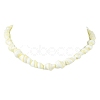 Natural Shell Beaded Necklaces for Women NJEW-JN05030-4