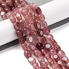 Natural Strawberry Quartz Beads Strands G-G146-A15-01-2