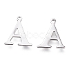 Tarnish Resistant 304 Stainless Steel Charms STAS-H112-A-P-2