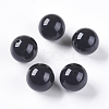 Natural Black Onyx Beads G-K275-13-9mm-2
