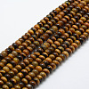 Natural Tiger Eye Beads Strands X-G-G665-10-6x4mm-1