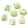 Opaque Resin Decoden Cat Cabochons RESI-R448-04-1