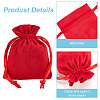 DELORIGIN 12Pcs Velvet Cloth Drawstring Bags TP-DR0001-01A-01-3