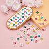 Glitter Glass Cabochons GLAA-FH0001-01B-7