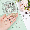 Beebeecraft 50Pcs 304 Stainless Steel Stud Earring Settings STAS-BBC0004-42-3