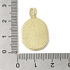 Brass Pave Shell Pendants KK-I708-13E-G-3