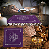 Star Pattern Square Velvet Tarot Tablecloth for Divination AJEW-WH0470-82C-5