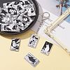 22Pcs 22 Style Tarot Theme Printed Acrylic Pendants MACR-SZ0001-81-5