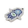 304 Stainless Steel Rhinestone Pendants STAS-U007-11A-P-2