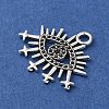 Tibetan Style Alloy Pendants PALLOY-O002-07AS-2