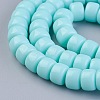 Opaque Solid Color Glass Beads Strands X-GLAA-A036-I02-3