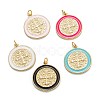 Brass Enamel Pendants KK-G399-02-1