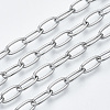 3.28 Feet 304 Stainless Steel Paperclip Chains X-CHS-S001-06A-P-1