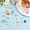 80Pcs 4 Style 202 Stainless Steel Stud Earring Findings with 304 Stainless Steel Pins STAS-SZ0002-03-5