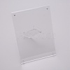 Acrylic Photo Frame Stand DJEW-WH0011-64B-2