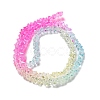 Transparent Glass Bead Strands GLAA-H023-03K-3