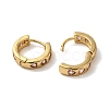 Rack Plating Brass Micro Pave Cubic Zirconia Hoop Earrings EJEW-L224-57G-06-2