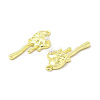 Rack Plating Alloy with ABS Plastic Imitation Pearl Pendants FIND-C018-05LG-2