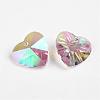 Faceted K9 Glass Charms EGLA-P026-H01-2