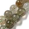 Natural Green Rutilated Quartz Beads Strands G-A219-A03-04-1