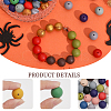 CHGCRAFT 90Pcs 15 Styles Food Grade Eco-Friendly Silicone Beads SIL-CA0001-69-5