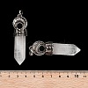 Natural Quartz Crystal Pointed Big Pendants G-Q163-02AS-05-3