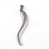 304 Stainless Steel Pendants STAS-K087-09P-1