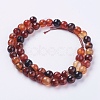 Natural Agate Beads Strands X-G-G580-8mm-26-2