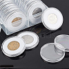 Plastic Coin Collection Boxes Display CON-WH0068-82-8