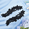 Flower Polyester Computerized Embroidery Sew on Ornament Accessories DIY-WH0308-462A-4