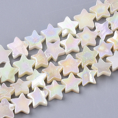 Freshwater Shell Beads Strands SHEL-N026-08A-1