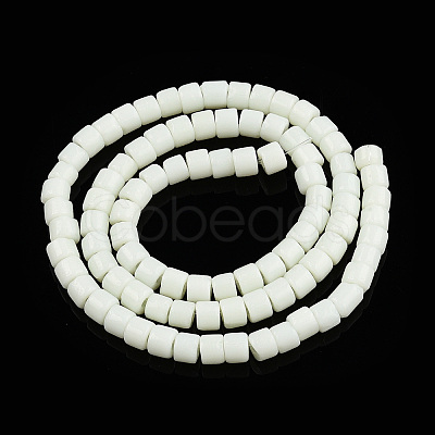 Opaque Solid Glass Bead Strands X-GLAA-N047-09-F01-1