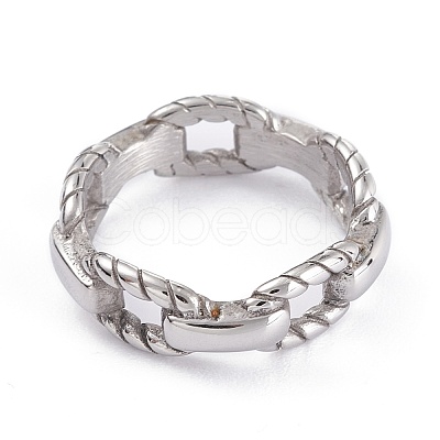 Tarnish Resistant Unisex 304 Stainless Steel Finger Rings RJEW-K233-03B-P-1