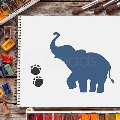 Plastic Reusable Drawing Painting Stencils Templates Sets DIY-WH0172-112-1