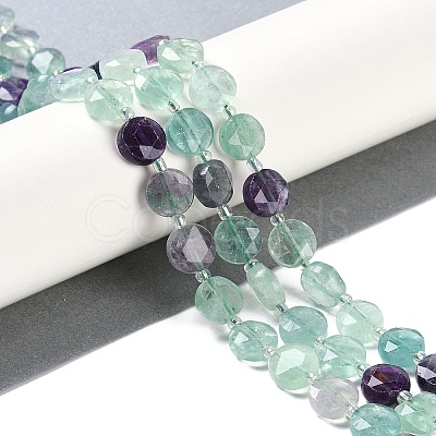 Natural Fluorite Beads Strands G-N342-04-1