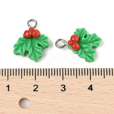 Christmas Theme Opaque Resin Pendants RESI-S08-01M-1