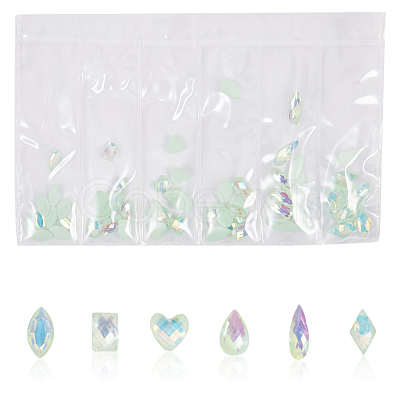 Resin Rhinestone Nail Art Decoration Accessories MRMJ-S017-002B-1