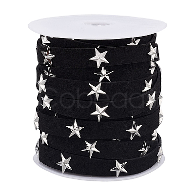 PandaHall Elite 10 Yards Flat Faux Suede Ribbon DIY-PH0009-15-1