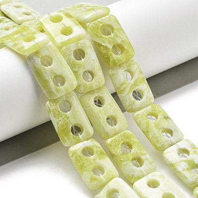 Natural Lemon Jade Beads Strands G-H074-A01-01-1