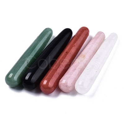 Natural & Synthetic Gemstone Massage Sticks G-T125-30-M-1