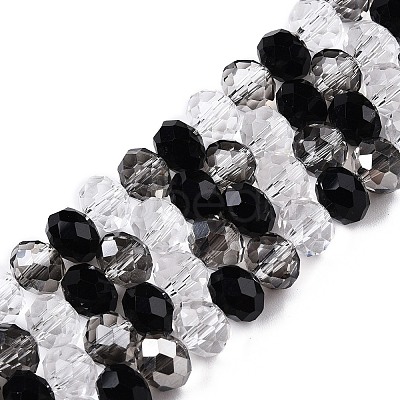 Transparent Glass Beads Strands GLAA-T023-09B-1