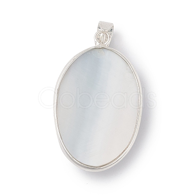 Natural Shell Pendants SSHEL-G028-02S-1