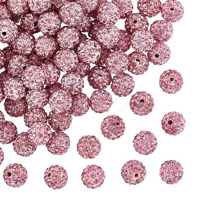 Pave Disco Ball Beads X-RB-A130-10mm-23-1