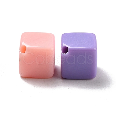 Opaque Acrylic Beads SACR-E003-06-1