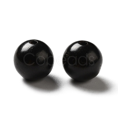 Undyed Natural Ebony Wood Beads WOOD-A020-01A-1