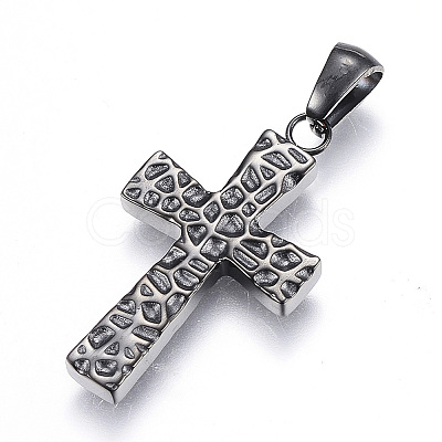 304 Stainless Steel Pendants STAS-H330-06-1