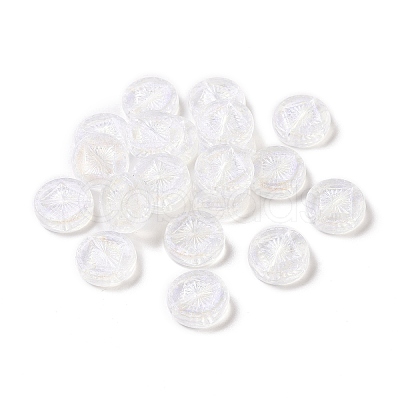 Transparent Acrylic Beads OACR-E015-33-1