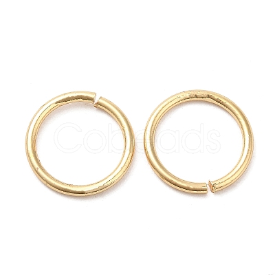 Brass Open Jump Rings KK-F855-07G-1