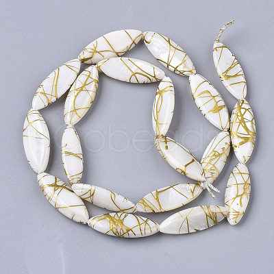 Drawbench Freshwater Shell Beads Strands X-SHEL-T014-008B-06-1