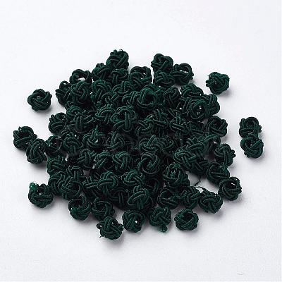 Polyester Weave Beads WOVE-N002-03-1